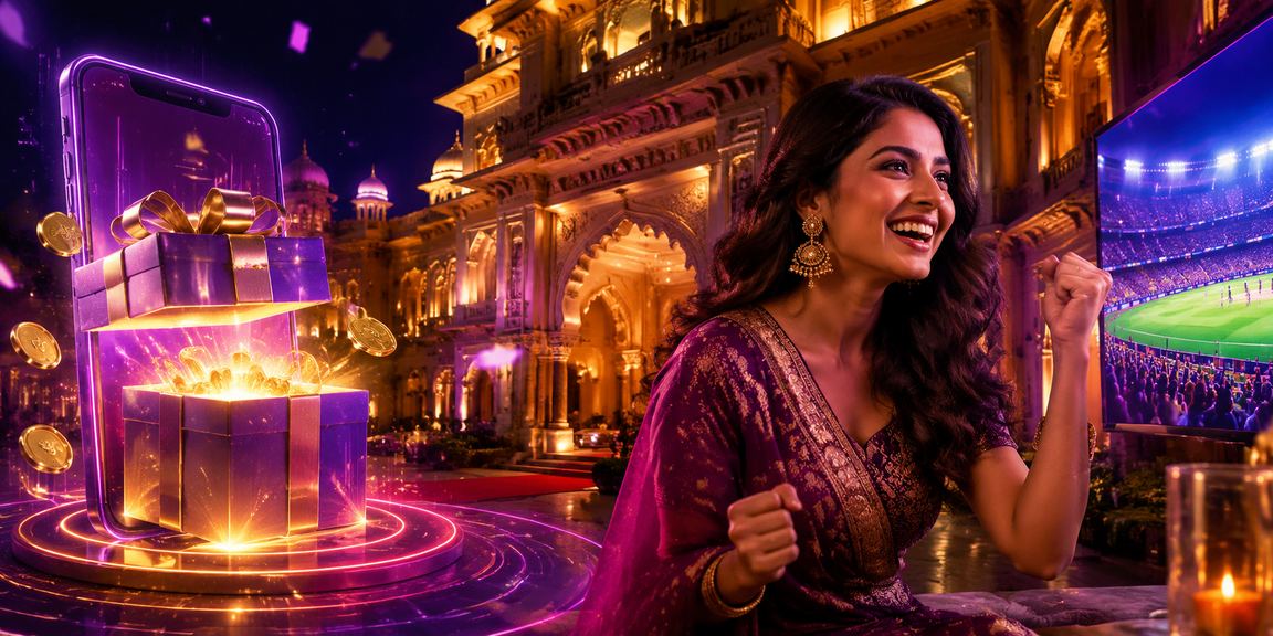 India casino app neon lights interface