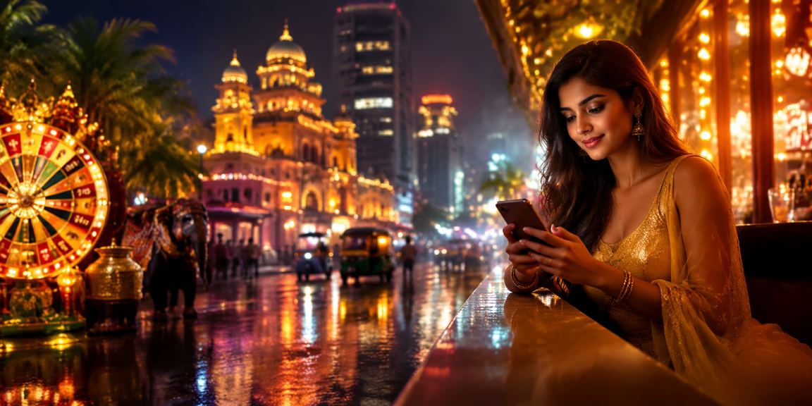 Pune city night market with festive lottery and bonus promotions